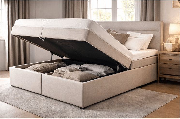 Boxspring met opbergruimte kopen